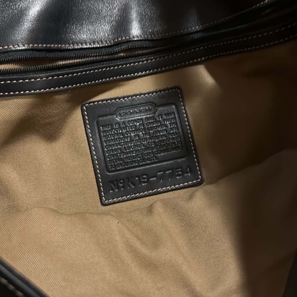 Vintage Coach Saddle Flap Messenger Bag - Picture 3 of 5